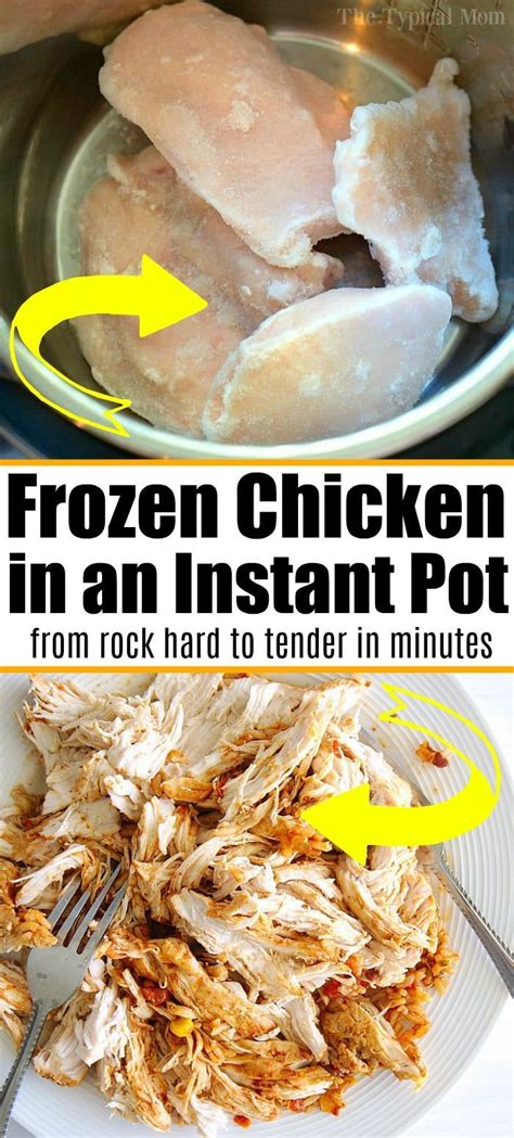 Otherwise, you will need to increase the cooking time. Instant Pot Frozen chicken is easy to defrost and make ...