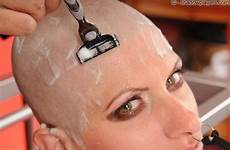 slave bald head shaved girl tumblr women shave shaving girls hair