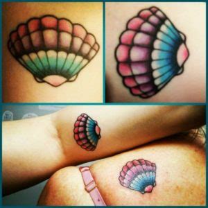 Seashell design is also a symbol of serenity and is best for the person who seeks inner peace. Colorful Seashell Tattoo Ideas - Blurmark