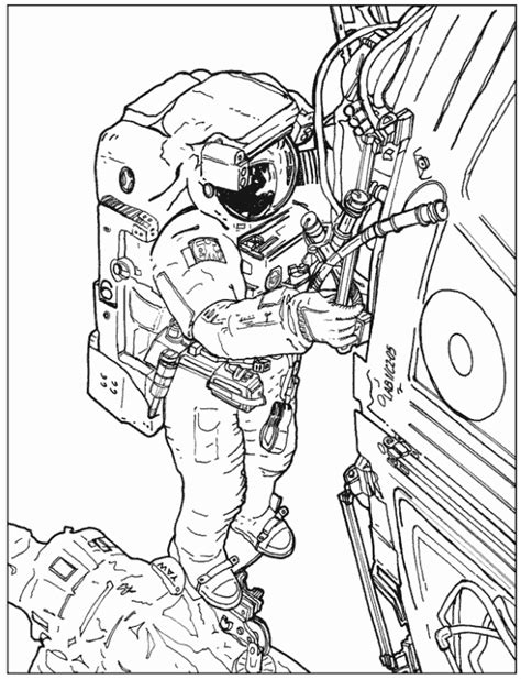 Glasses and binoculars for travelling. Kids-n-fun.com | 25 coloring pages of Space travel