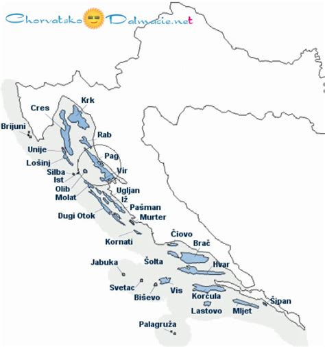 Mapa chorvatska | ubytování dovolená mapy chorvatska ○ mapa chorvatska chorvatsko mapa stáhněte si kvalitní mapu chorvatska ejadran.cz mapa chorvatska slunečné chorvatsko. Ostrovy Chorvatska Mapa