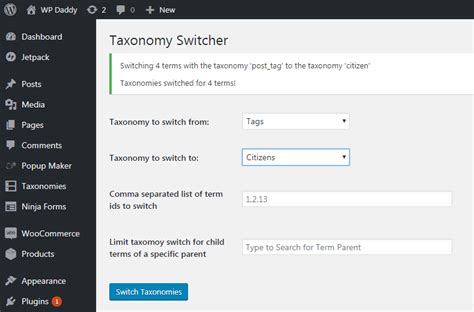 The markup for using a component looks like an html tag where the name. How to Convert Categories to Tags and Custom Taxonomies ...