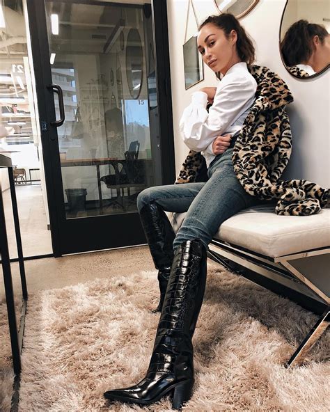 Slim santana — loaded 01:52. Cara Santana in the Jesse Straight in Lana. #3x1Denim #denim | Fashion, Hot boots, 3x1 denim