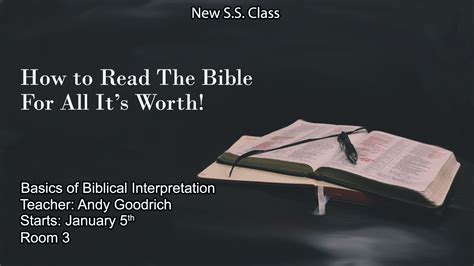 Fee, gordon d., and douglas stuart. How to read the bible for all its worth - Duplain Church ...
