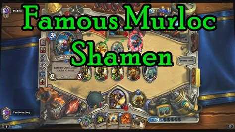 2 south coast chieftain 2. Lets Play Hearthstone 33 - Famous Murloc Shaman (Paladin ...