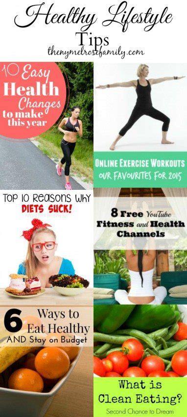 To live a healthy lifestyle, you need to make healthy drink and food choices, exercise regularly, get quality sleep, stay hydrated, manage stress, think happy . Healthy Lifestyle Tips - The Melrose Family