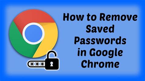 You can delete saved passwords in google chrome through your google account's security menu. How to Remove Saved Passwords in Google Chrome Browser ...