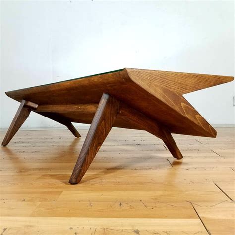 Pieces with the same color have the exact same dimensions. Brown & Saltman Mid-Century Z Coffee Table | Chairish