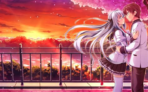 Romantic anime wallpapers top free romantic anime backgrounds. Romance Anime Love couple kissing images HD