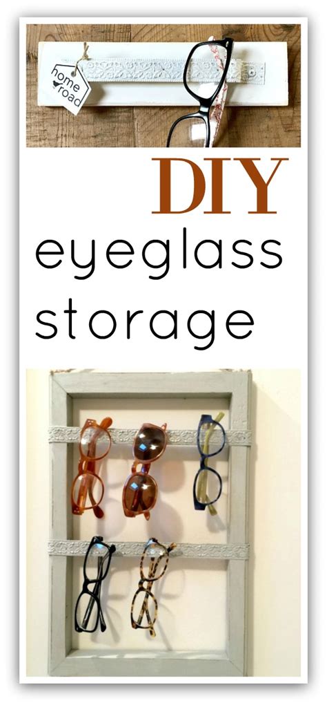 Store, organize, and protect your eyeglasses or sunglasses in this 4 pack zipper 2 tone color pouches. Easy DIY Eyeglass Storage Rack