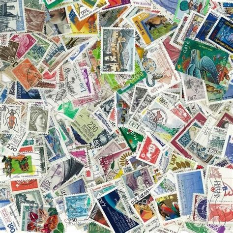 Malheureusement il est très rare de posséder une collection de grande. France - Collection de 500 timbres oblitérés d… - Achat ...