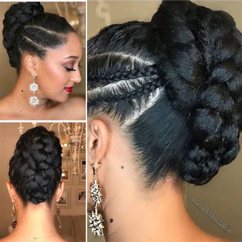 Faux hawk updo on short natural hair. diy prom updo, fauxhawk updo, formal updo | Natural hair ...