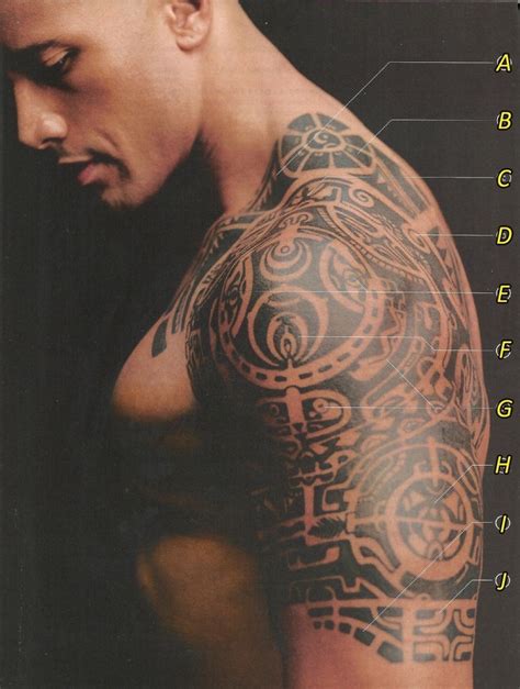 Dwayne johnson | photo by michael loccisano/getty images. Dwayne Johnson Tattoos | CelebritiesTattooed.com