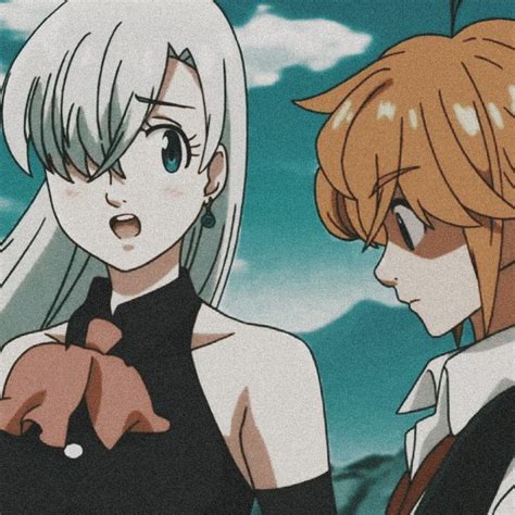 I still haven't watched it but i got spoiled that their might be a kiss?  melieli  | Nanatsu, Anime, Sir meliodas