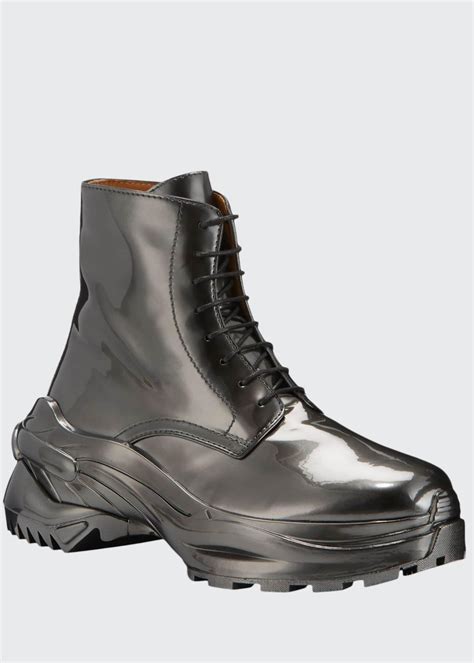 Buy, sell, empty your wardrobe on our website. Maison Margiela Synthetic Men's Cross Shiny Faux-leather ...