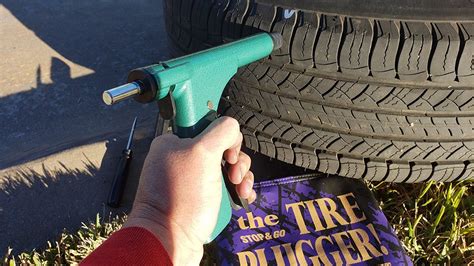 One spiral probe to spread and wipe the punctured area. Stop & Go Tire Plugger Review - A Different Way to Repair ...