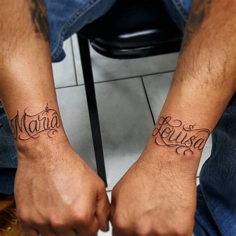 These tattoos can give you an idea of how it might feel to ink a tattoo that small, preparing you to ink tattoos in bigger sizes later on. Name Wrist Tattoos Designs, Ideas and Meaning | Tattoos ...