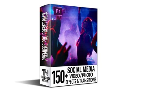 I'm talking about transition packs, glitch effect packs, title packs, light leak and lens. 150+ Social Media FX Pack Download for Premiere Pro ...