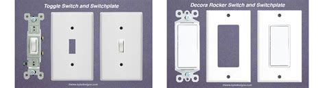 Toggle switches do, however tend to offer a slightly louder click sound when switched on or off, compared to rocker intermediate rocker switches vs intermediate toggle switches. Kyle Switch Plates: Switch Plate 101