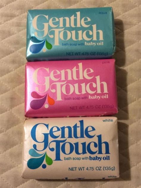 Some remained stuck to the soap. Vintage Lot Jergens GENTLE TOUCH Aqua Bar Soap w/ Baby Oil ...