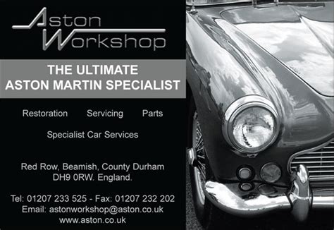 The Aston Workshop - Classic and Vintage cars directory ...
