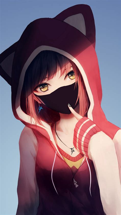 Best anime sweatshirts & hoodies. Anime Girl Hoodie Free 4K Ultra HD Mobile Wallpaper