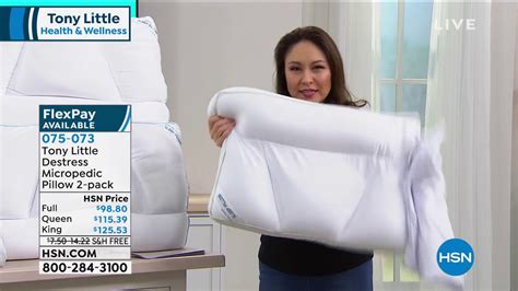 Hsn tony little body by bison 30th anniversary 09 30 via: Tony Little DeStress Micropedic Pillow 2pack w/2 Pillowc... - YouTube