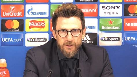 Noi dobbiamo migliorare sotto questo punto di vista. Liverpool 5-2 Roma - Eusebio Di Francesco Post Match Press ...