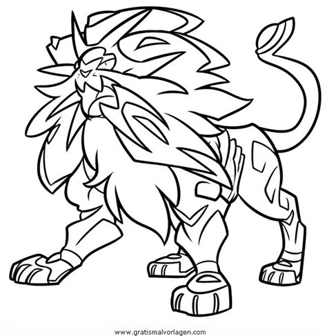 Heel veel supercoole pokémon kleurplaten leuk voor kids. pokemon-solgaleo-1 gratis Malvorlage in Comic ...