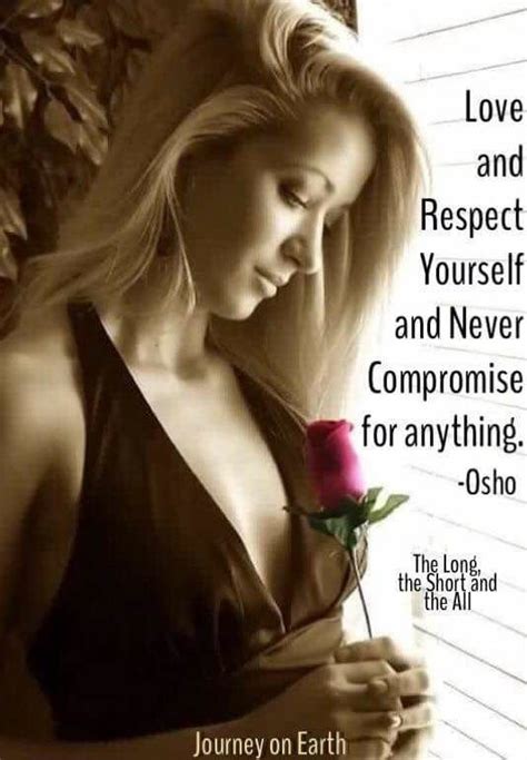 Love, affection and respect quote for her. Pin by Angel Aisha on quotes | Osho, Love and respect ...