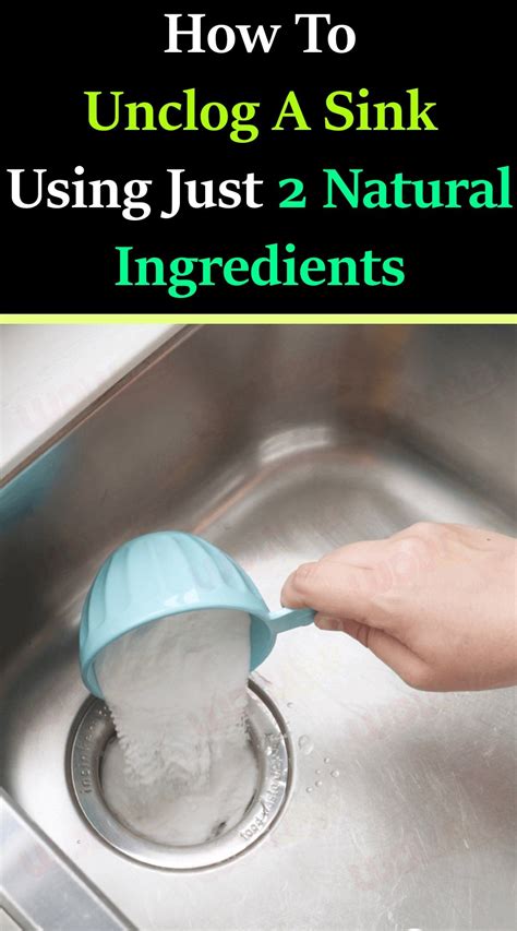 Remember to avoid splashing the hot water, as it could burn you. How To Unclog A Sink Using Just 2 Natural Ingredients ...