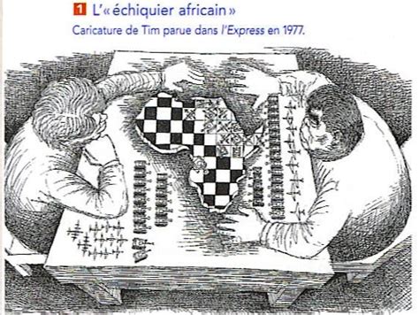 Les caricatures d'illingworth sur la crise de berlin et la guerre froide. L'??chiquier africain-1977.jpg (562×423) | Africaine