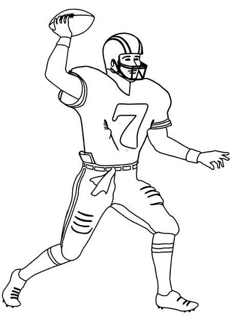 Zombies coloring pages from a popular game. Printable Football Player Number 7 Coloring Pages ...