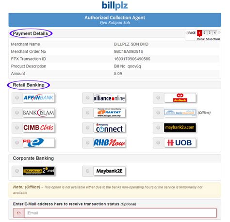 Mesti ada satu yang anda gemari. Payment Method