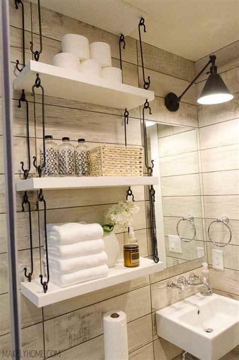 Keep a basket near the toilet, under the sink, or in the closet to make use of tight space. 60+ Best Small Bathroom Storage Ideas and Tips for 2021