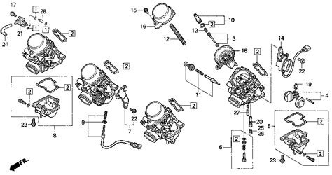 The ignition coil, the ignition control module (igniter), the ckp sensor, the cyl sensor, and the tdc sensor are located inside the distributor. 1998 Honda Cbr 600 F3 Wiring Diagram