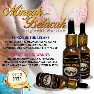 Rasanya tak perlu lagi perkenalkan produk ni. MINYAK BELACAK ORIGINALLY WARISAN - WANITA TUKANG URUT ...