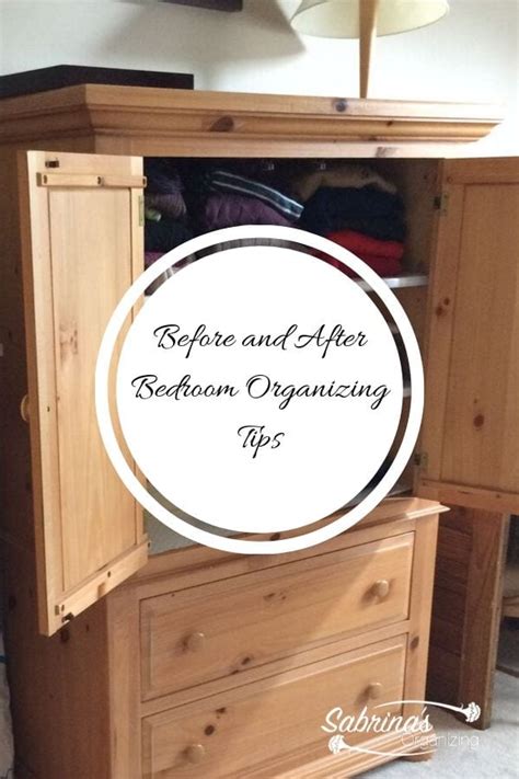 Do you have any of your own favorite tips and tricks for organizing your bedroom (and keeping it organized)? Before and After Bedroom Organizing Tips | Sabrinas Organizing