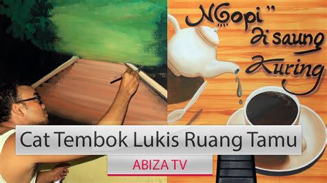 Karena ruang tamu adalah tempat untuk menjamu orang yang sedang mengunjungi rumah kita. cat tembok lukis ruang tamu 3d - YouTube