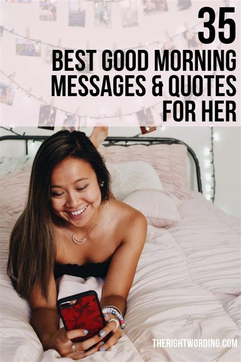 Men aren't so creative when it comes to crafting spellbinding love messages. 35+ Best Good Morning Text Messages And Quotes For Her To ...