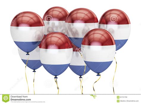 Símbolos oficiais na países baixos: Balões Com A Bandeira De Países Baixos, Conceito Holyday ...