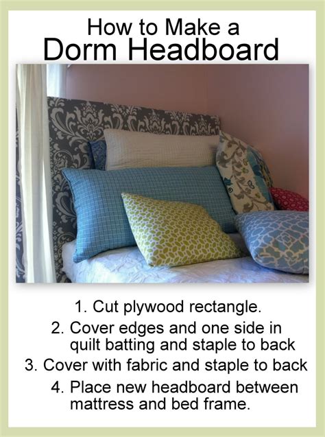 This scallop fabric banner is made from christmas fabrics, however. Easy Dorm Room Headboard Tutorial