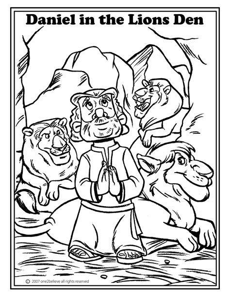 Signup to get the inside scoop from our monthly newsletters. Daniel In The Lion Den Coloring Pages - Coloring Home