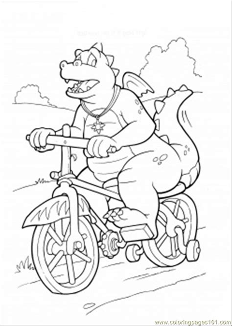 Maybe you would like to learn more about one of these? On The Bike Coloring Page Coloring Page for Kids - Free ...