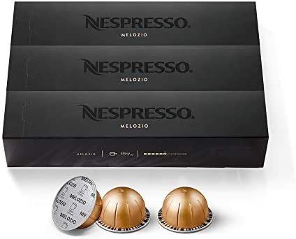 A premium reusable tote bag for the eco shopper! Nespresso Capsules VertuoLine, Melozio, Medium Roast ...