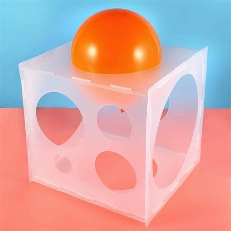 Plastic Balloon Sizer Box 9 Holes Cube Balloon Size | Etsy in 2021 | Balloons, Balloon arch ...