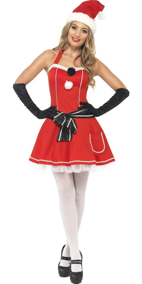 Pom Pom Santa Costume Costume Mère Noël Costume Noel - 26 ...