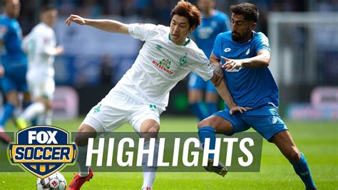 21 february at 20:00 in the stadium prezero arena team hoffenheim 1899 will receive the team werder bremen. Hoffenheim vs Werder Bremen (11 May 2019) 🔥 Video Highlights - FootyRoom