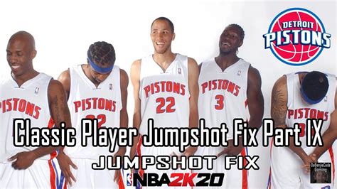 Time hasn't diminished the pistons' standing as. Classic Roster Part IX Jumpshot Fix NBA2K20 | Detroit ...