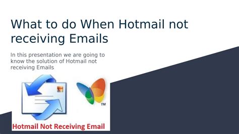 , computer not receiving new emails. What to do When Hotmail not receiving Emails by ANAYAZ - Issuu